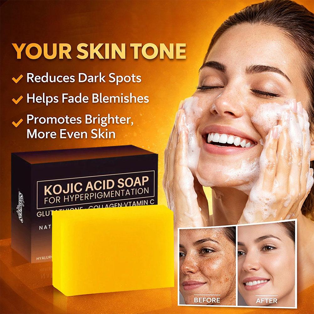 Kojic Acid Soap - 3.53oz 코직산 비누 수제 비누, 콜라겐과
