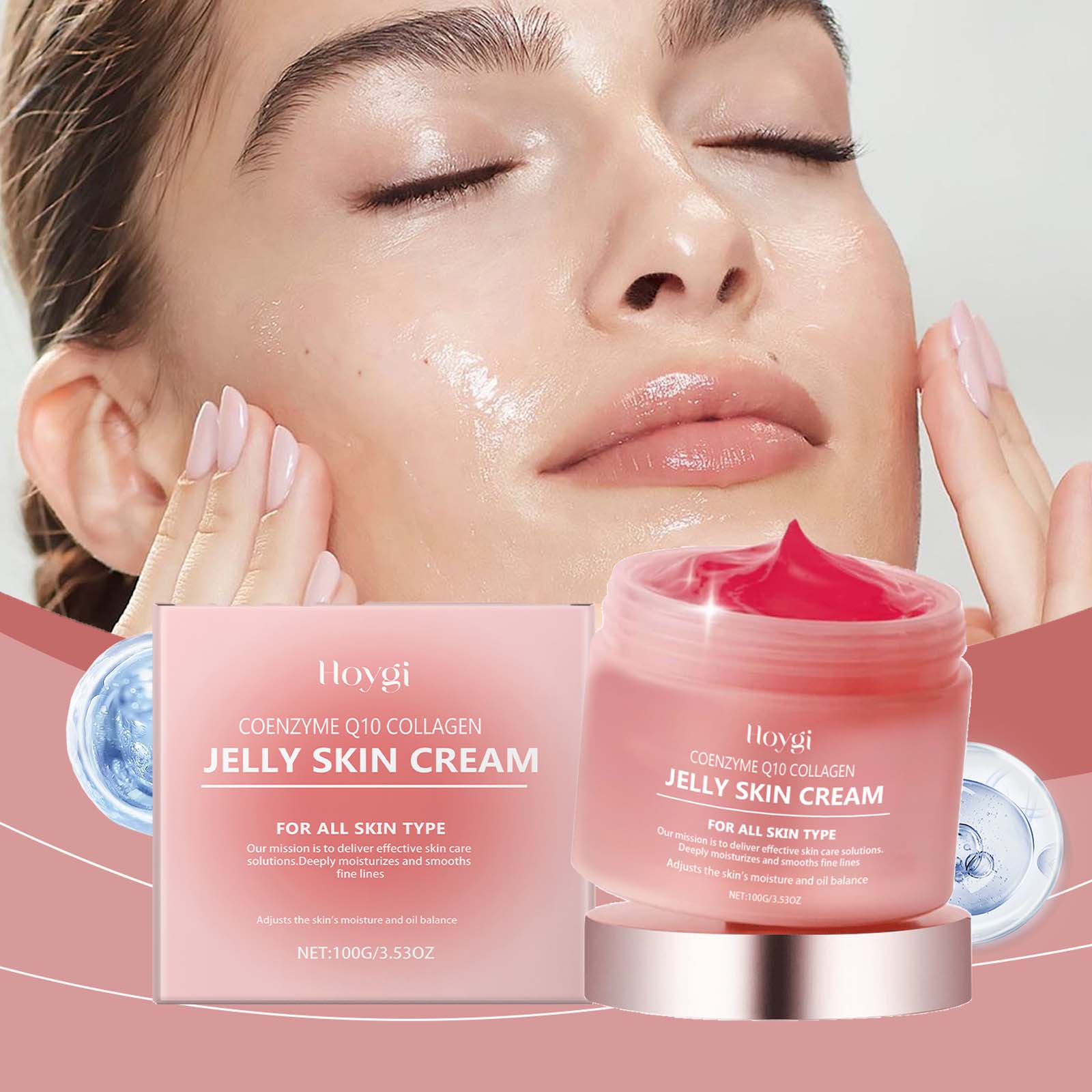 Coenzyme Q10 Cream - 콜라겐 젤리 크림 깊은 보습 부드러운