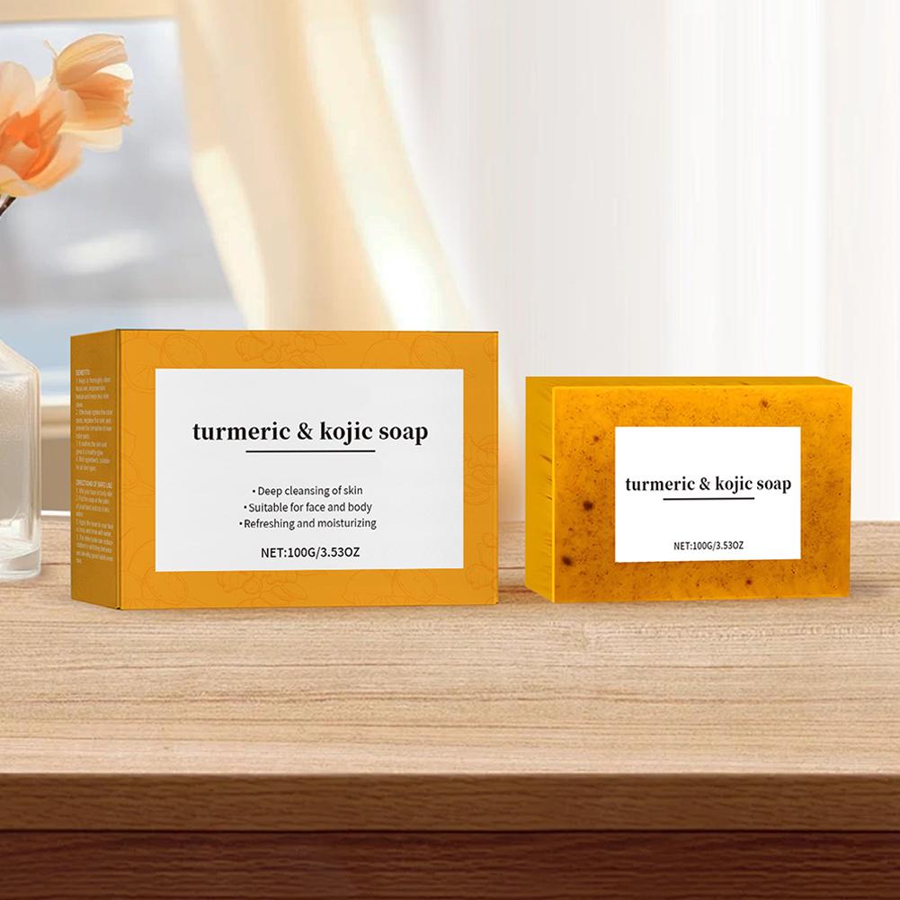 100g 강황 수제 비누, 레몬 코직산 비누, 샤워 및 - Kojic Acid Soap 리뷰 및 가격