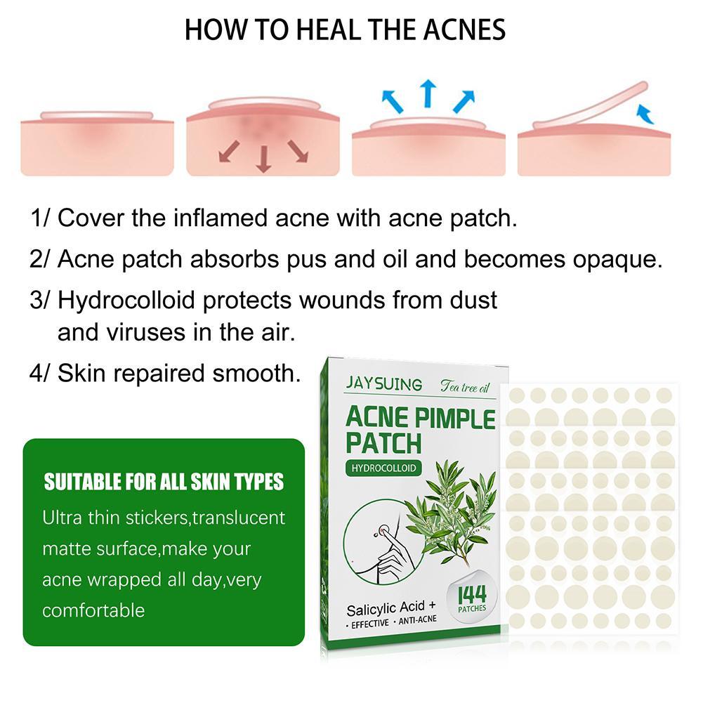 티 트리 오일 여드름 패치 144Pcs 피부 흠집 치료 - Tea Tree Spot Treatment 리뷰 및 가격