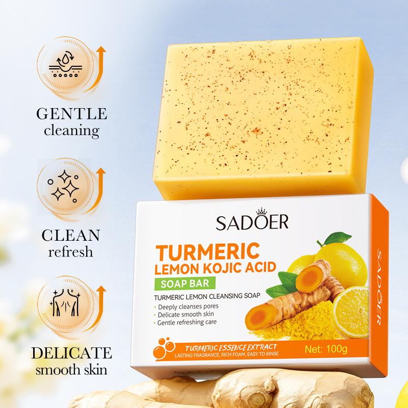 100g 코직산 비누 (얼굴용), 강황 기미 제거 비누 - Kojic Acid Soap 리뷰 및 가격