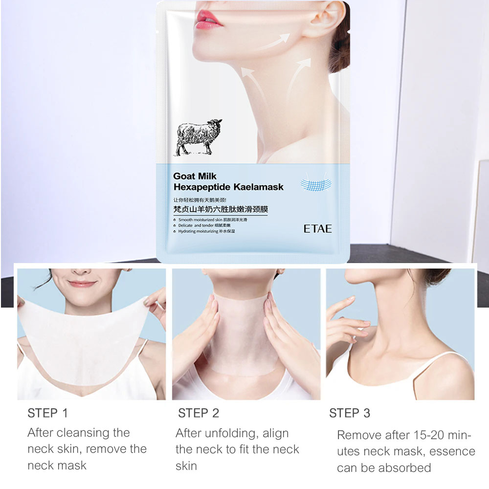 염소 우유 6 펩타이드 넥 마스크 콜라겐 퍼밍 넥 스킨 - Skincare X Beauty 리뷰 및 가격