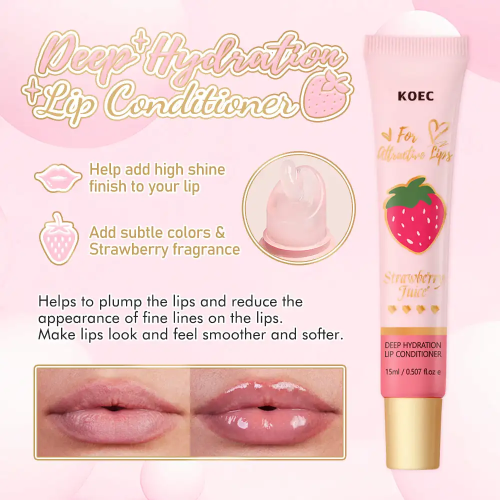 15ml*2 KOEC 딸기 주스 립밤 립오일 세트 딥  - Squalane Oil Lightweight 리뷰 및 가격