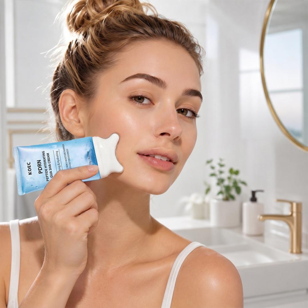KOEC 듀얼 타입 구아샤 마사지 크림 (마사지 롤러  - Coenzyme Q10 Cream 리뷰 및 가격